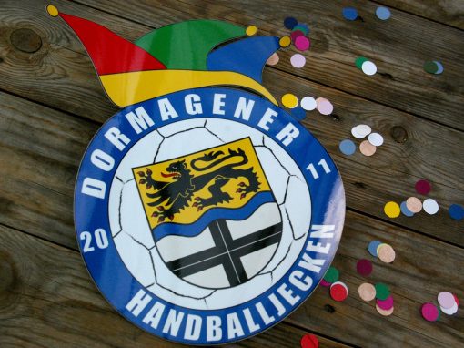 Digitaldruckaufkleber Dormagener Handballjecken